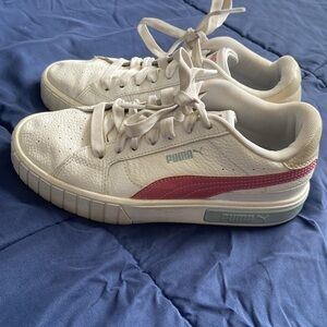Puma from Free People Skate Low Blue Red Sneakers Shoes 7.5 GUC